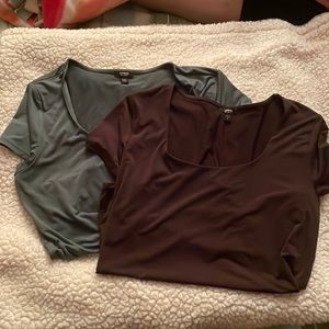 Two Medium Bodysuits
